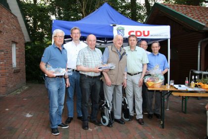 Grillfeier und Ehrungen 2016