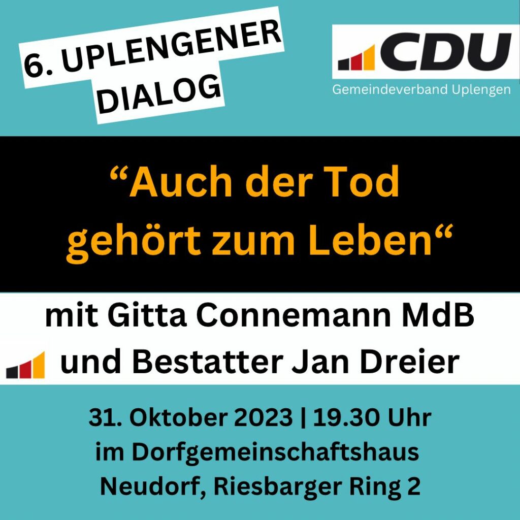 Einladung zum 6. Uplengener Dialog am 31.10.2023