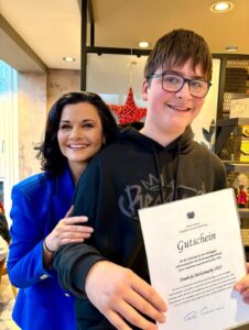 Preisübergabe des Herbstmarkt-Gewinnspiels 2025